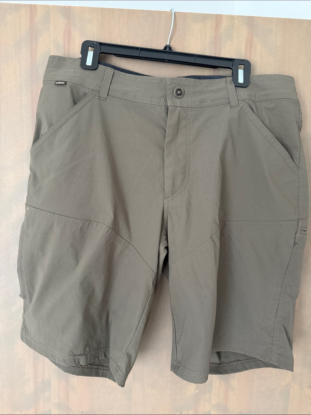 KUHL Men's Olive “Renegade” Shorts.